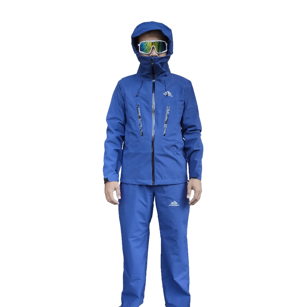 Raincoat outdoor adventurian stelan jas hujan Goretex 3 layer