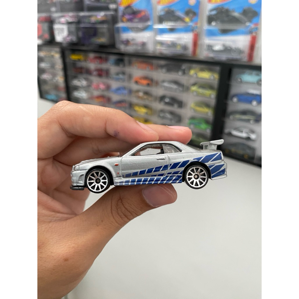 Hotwheels Skyline R34 Fast Furious Loose