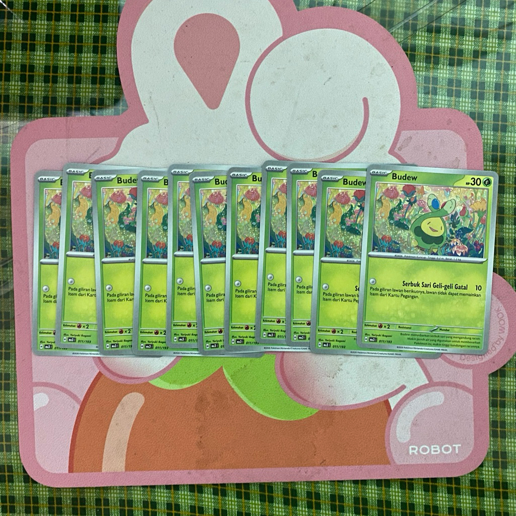 KARTU POKEMON COMMON BUDEW