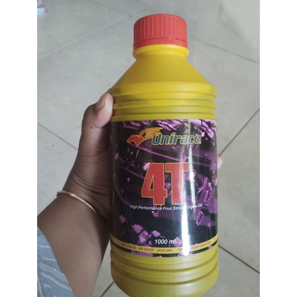 oli motor unirace 4T 1000ml dijamin original