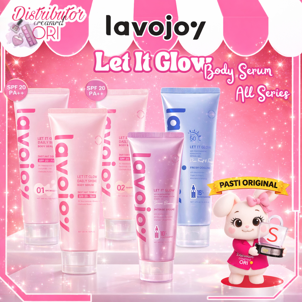 Lavojoy Let It Glow Daily  Shine Whitening Body Serum  Instant Tone Up SPF 20  PA++ -Brightening -10