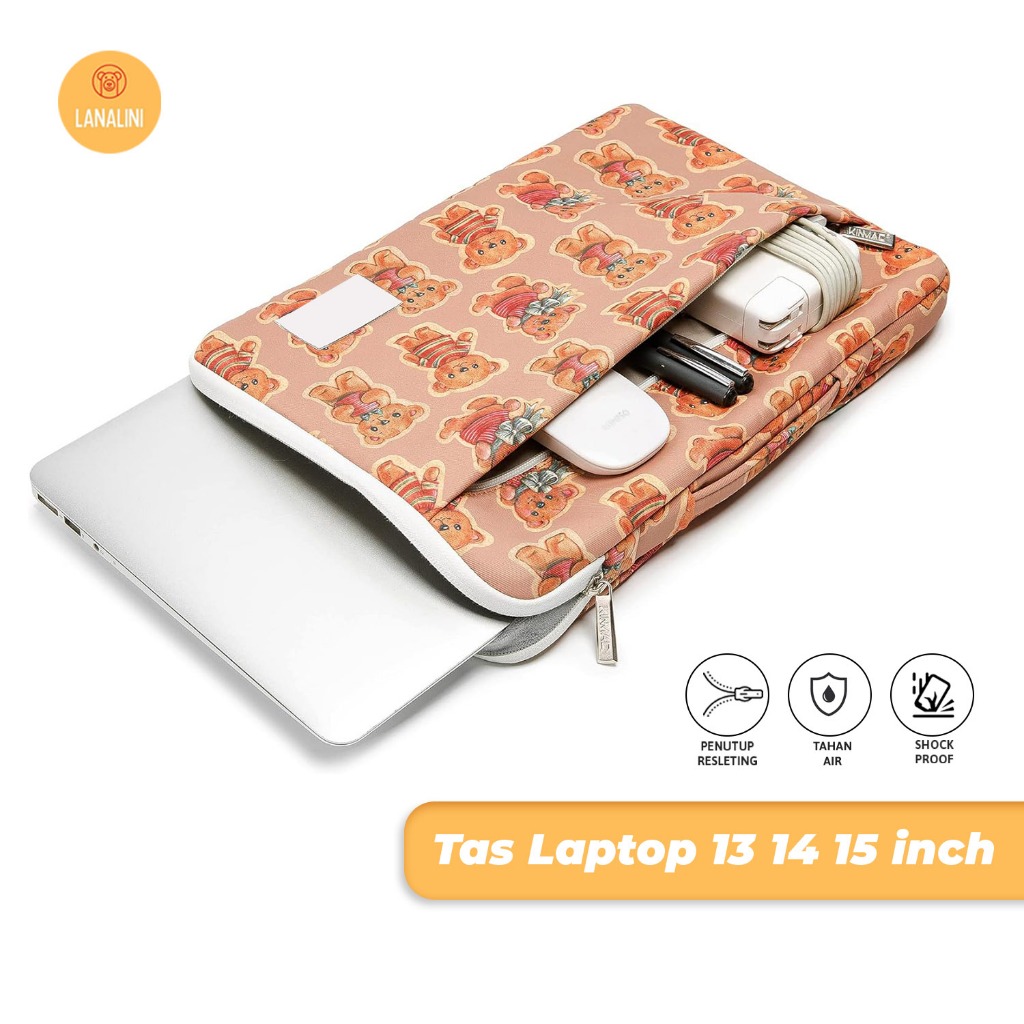 Tas Laptop Lenovo Ideapad Flex Sleeve Pouch Sarung Tahan Guncangan Jinjing Waterproof Model Hanstrap