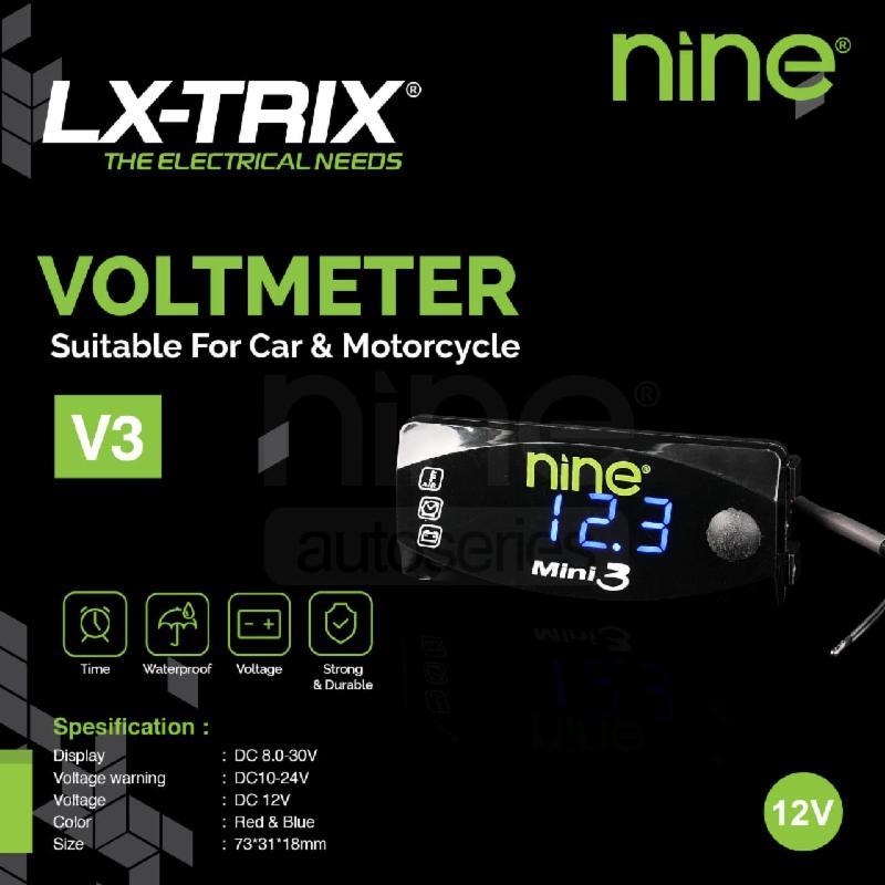 VOLTMETER KOTAK V3 3in1  - LX - TRIX - NINE -
