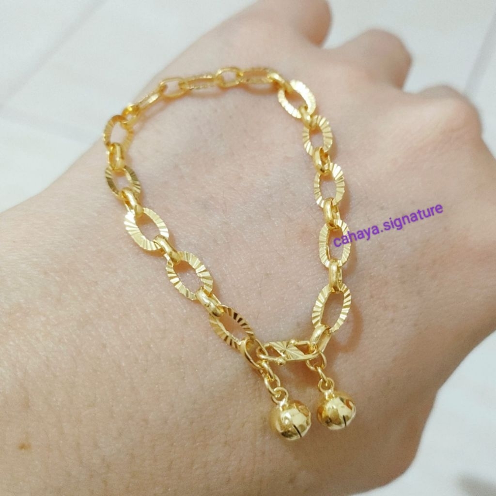 Gelang Rantai Dewasa Perak 925 Asli