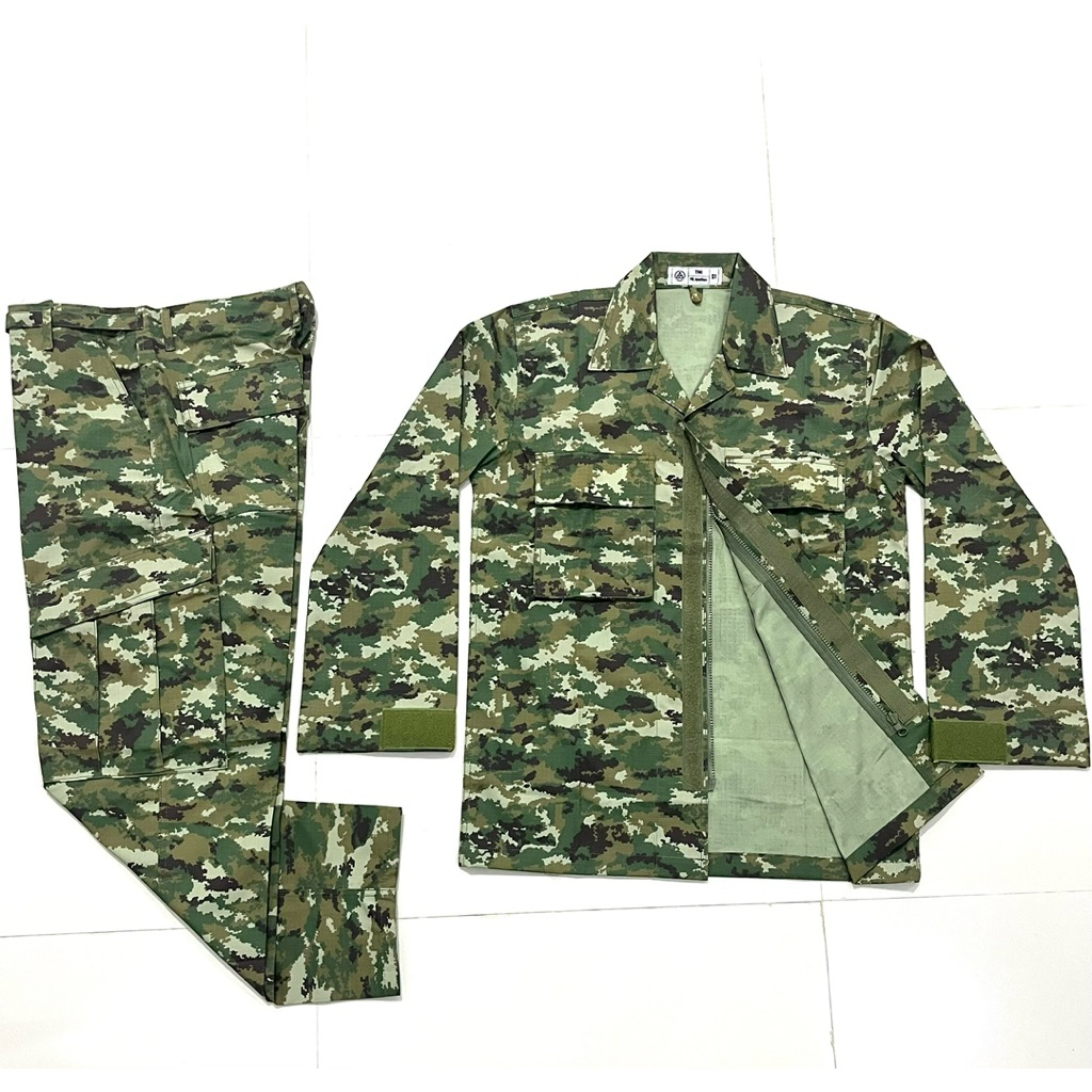 baju pdl tni prima sage bahan micropoli ripstop / pdl sage green / pdl tni prima / baju sage green /