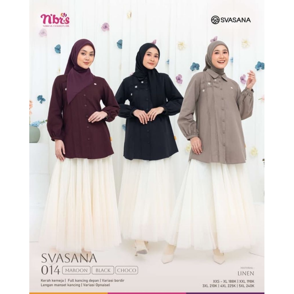 PROMO ATASAN NIBRAS TANPA ROK SVASANA 014