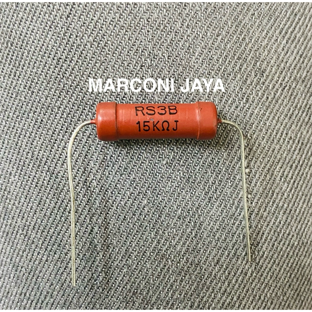 Resistor 15K ohm 3Watt Merah Japan