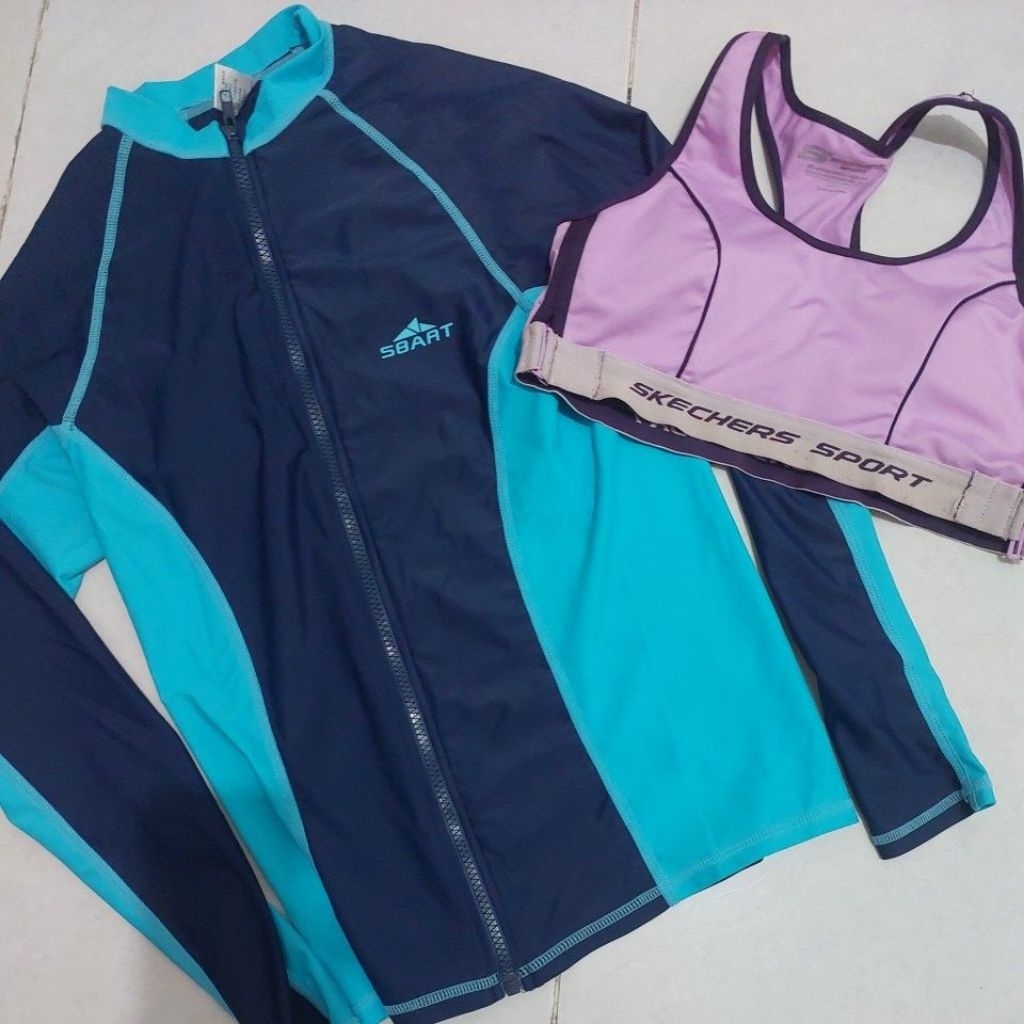 swimsuit wanita preloved Sbart dan sketcher