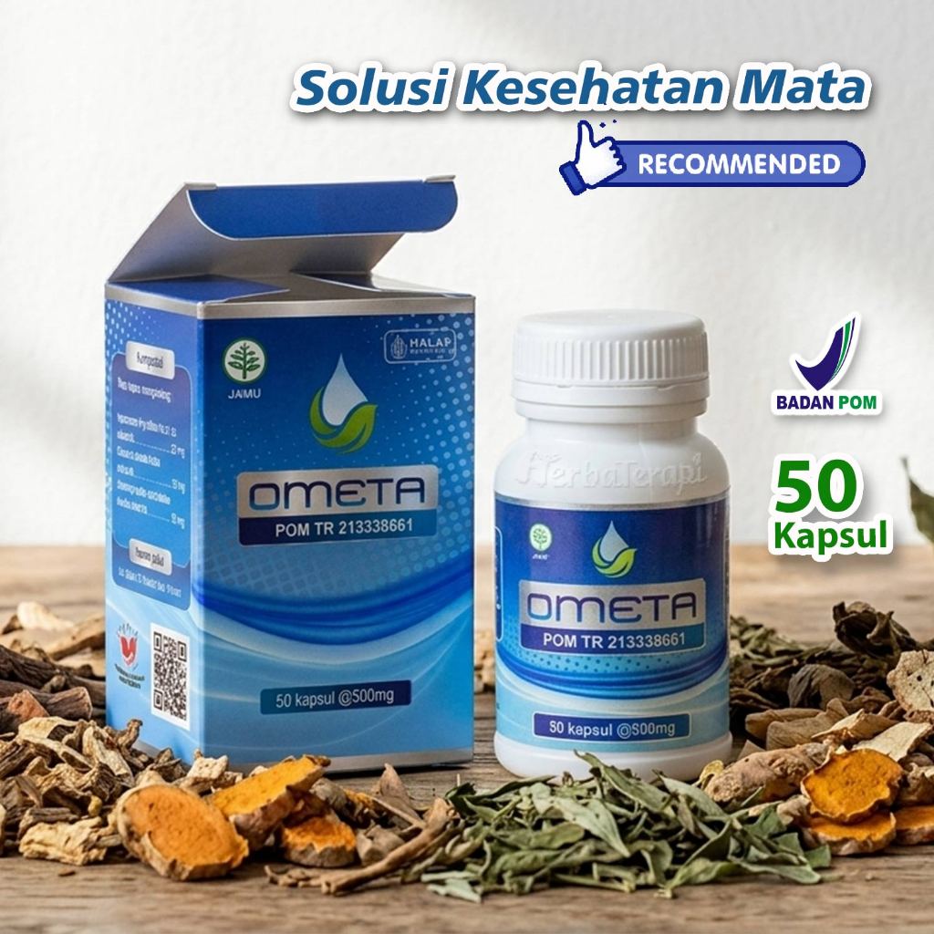 OMETA Kapsul Terapi Mata Katarak & Rabun Senja