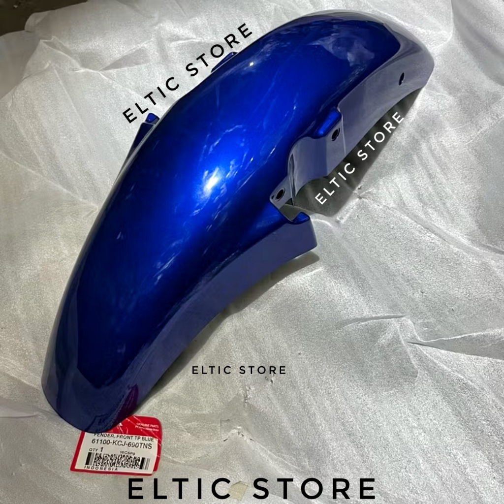 Spakbor Depan Biru Honda Tiger 2000 Original AHM