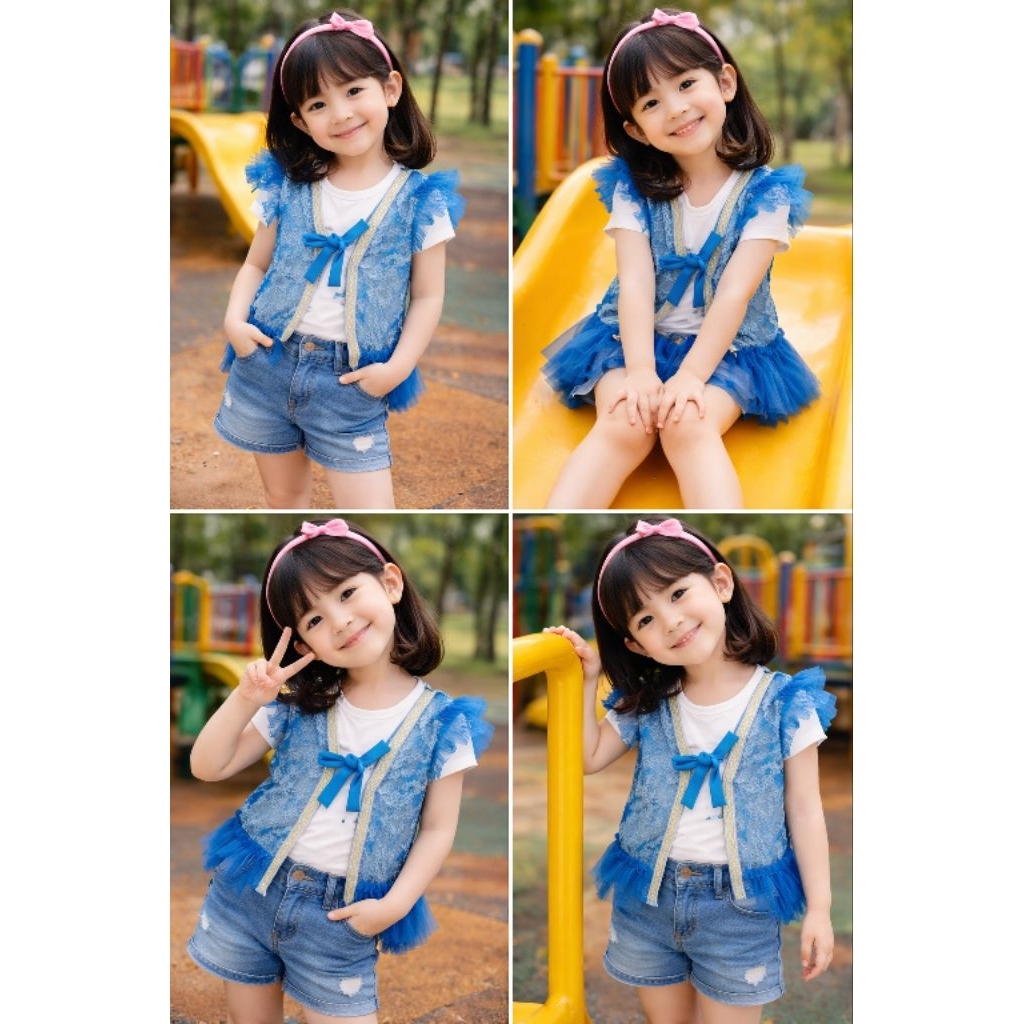 ROMPI LACE brokat anak/ OUTER  anak mewahh