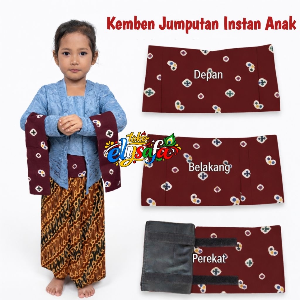 Kemben jumputan Anak, slempang jumputan anak