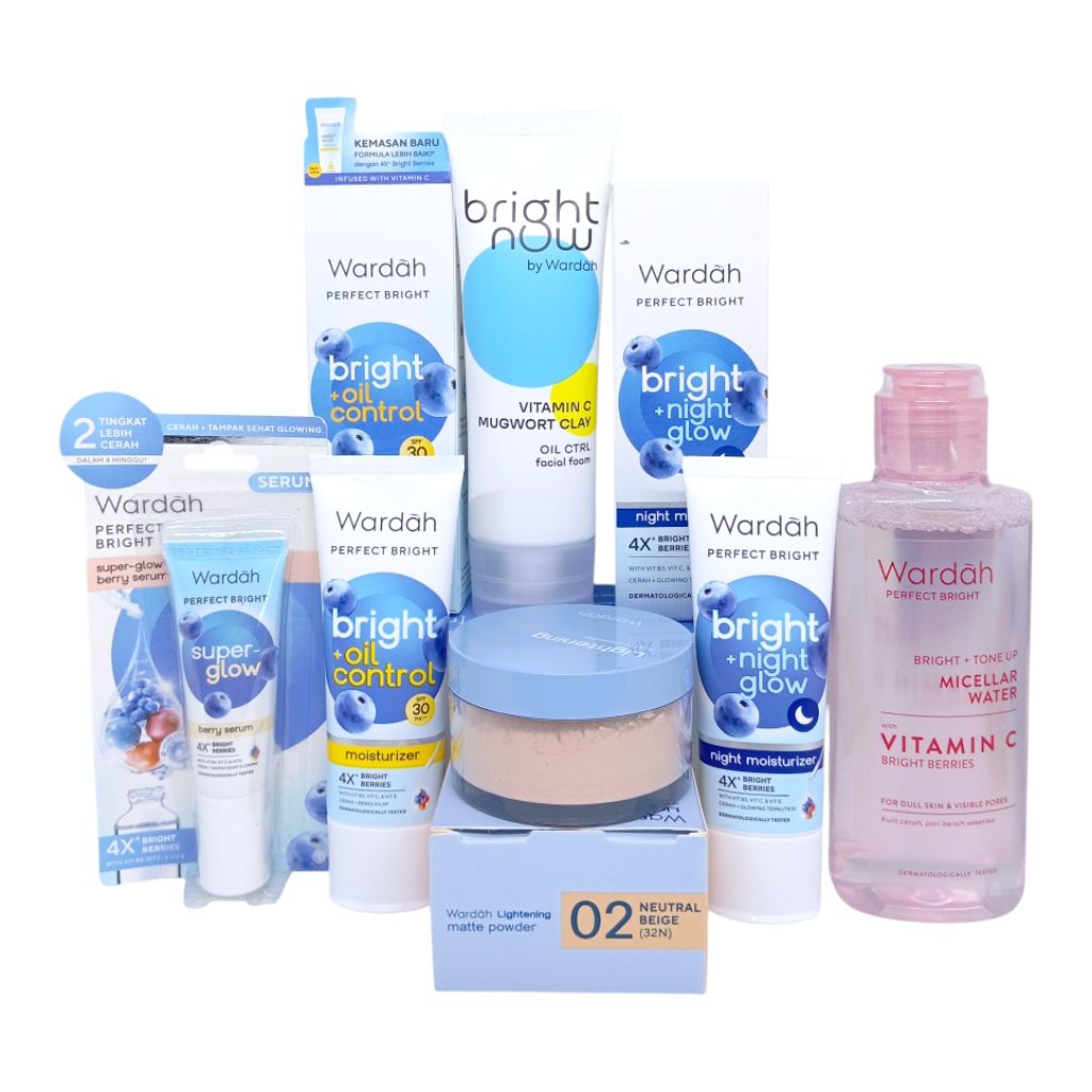 WARDAH Skincare Wajah Kulit Berminyak /WARDAH PERFECT BRIGHT OIL CONTROL/  Skincare Kulit Kusam/