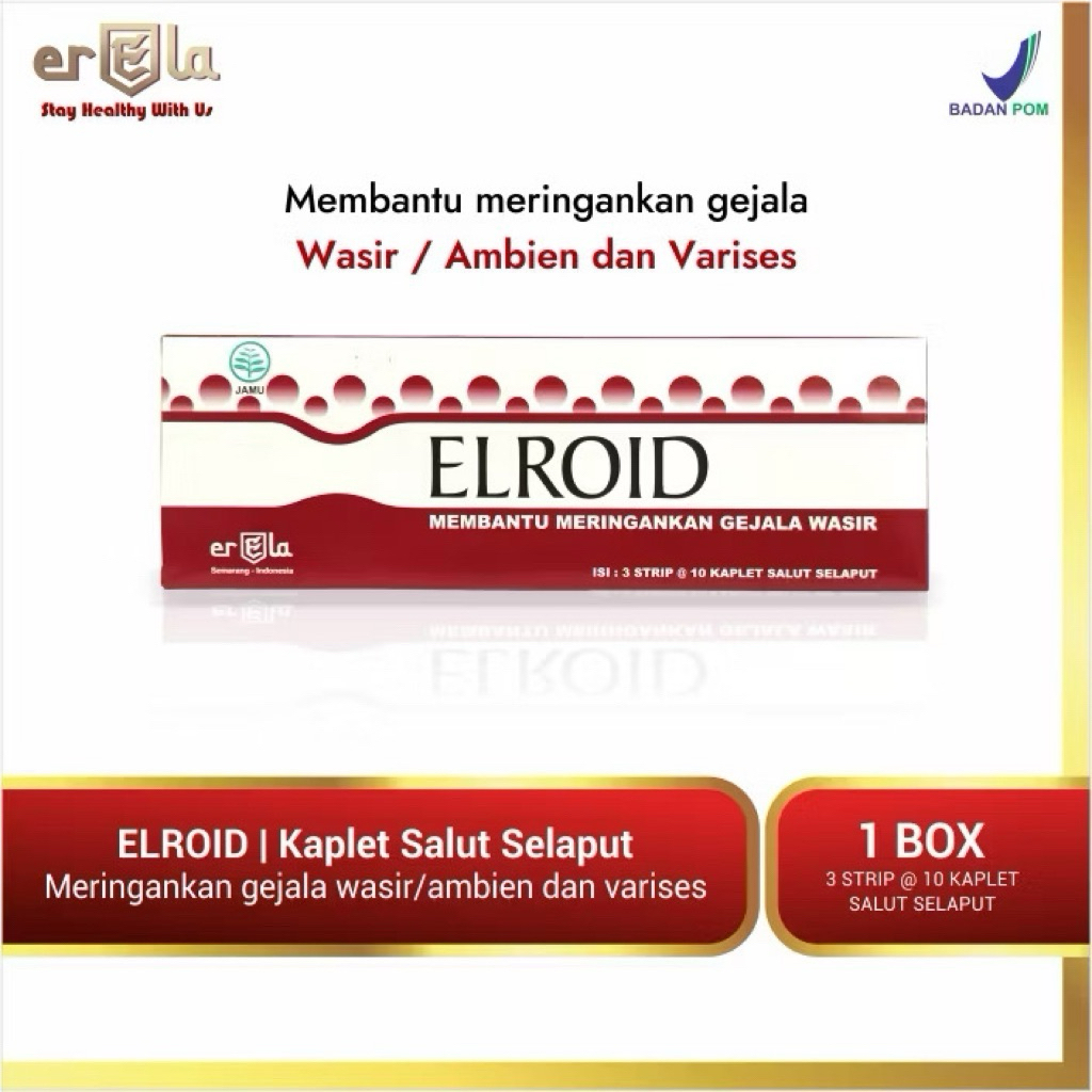 ELROID – Herbal Alami untuk Membantu Meringankan Gejala Wasir