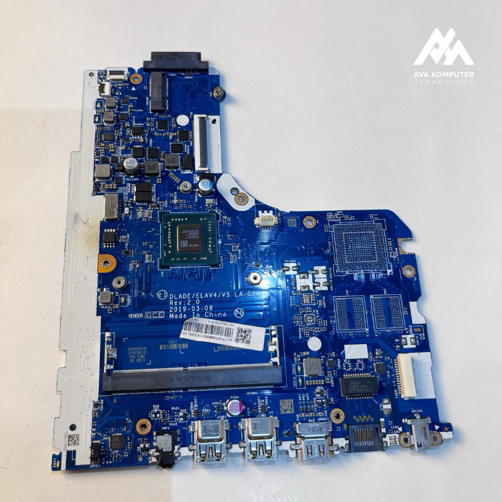 (No Display) Motherboard Laptop Lenovo Ideapad 130-14ast LA-G241P AMD A9 Mobo Rusak No Display