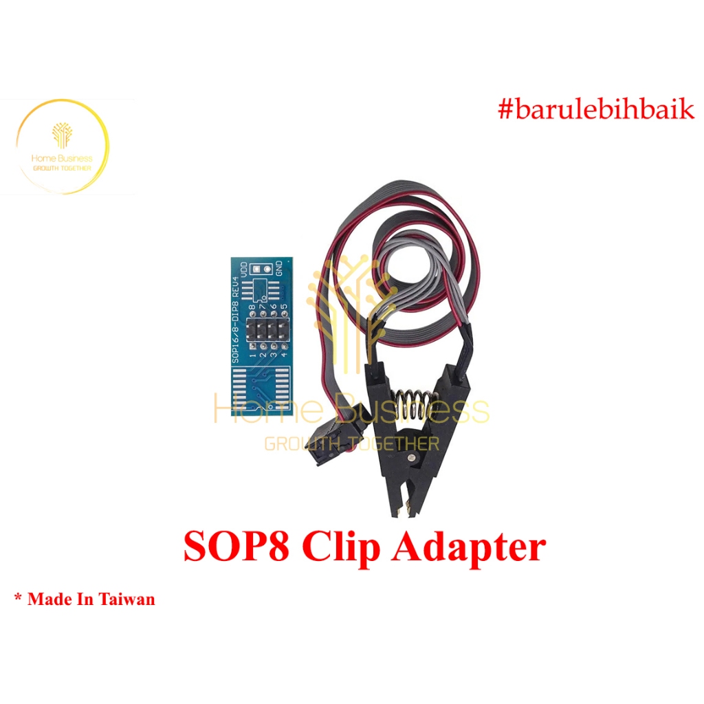 Adapter Adaptor Soket Socket SOIC8 SOP8 Test Clip IC Flash Chip Programmer Adapter BIOS RT809 RT809H