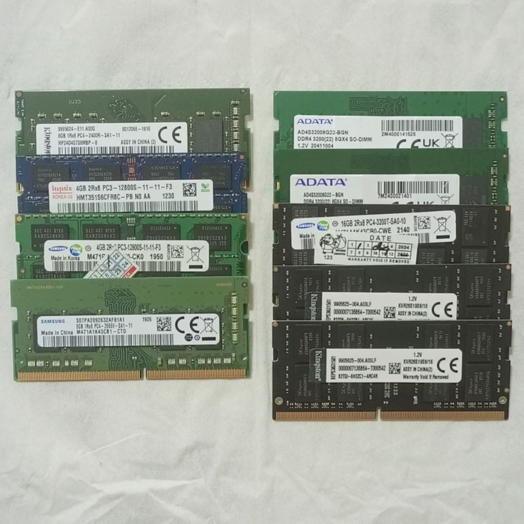 RAM LAPTOP DDR4 16GB 8GB