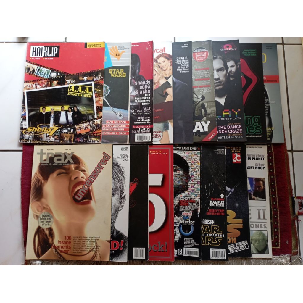 MAJALAH MUSIK HAI KLIP SHEILA ON 7 DAN TRAX
