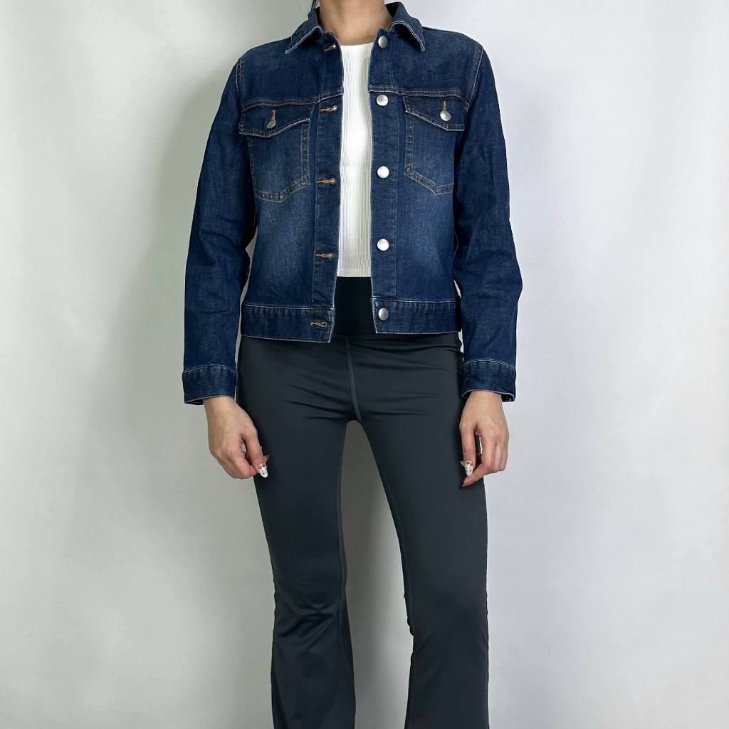 jaket wanita Muji Denim size S (seperti baru) 100% original 200426B
