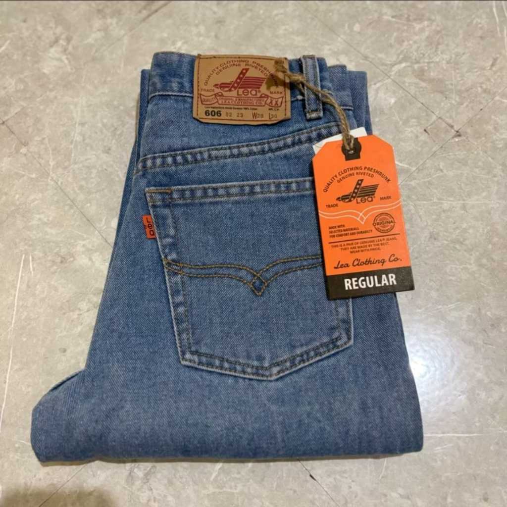 CELANA JEANS LEA REGULER FIT 606 CELANA JEANS LEA PANJANG ORIGINAL