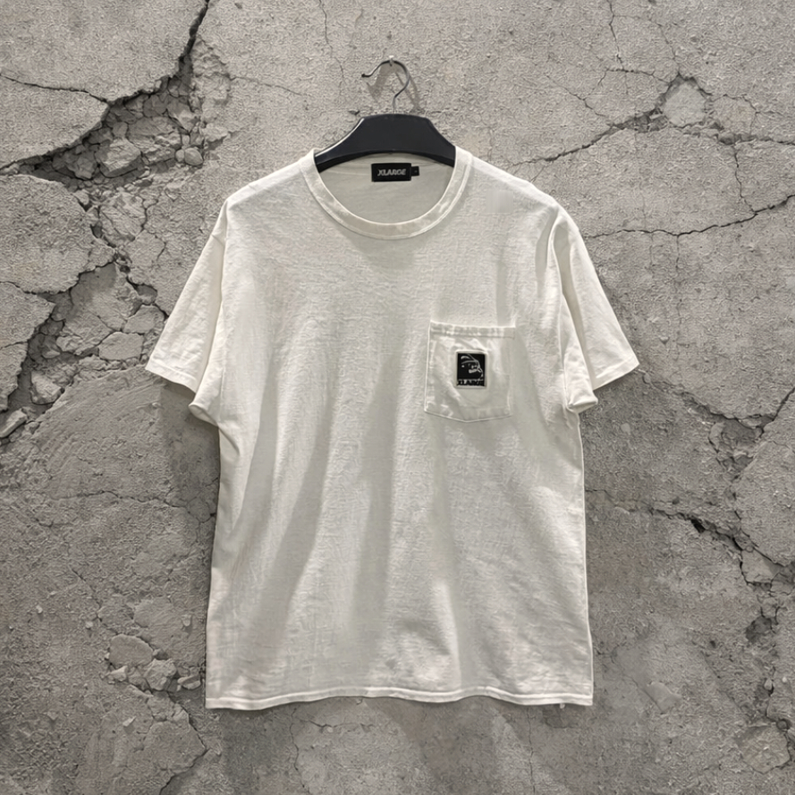 Kaos t-shirt XLARGE X-Large Pocket Rubber Logo