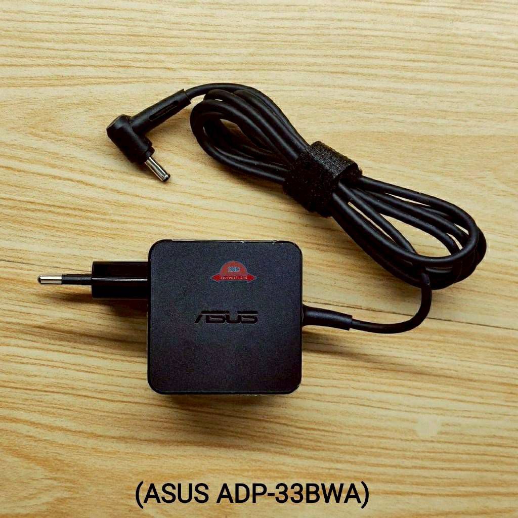 Adaptor Charger Laptop Asus ADP-33BWA 40W 19V 1.75A Socket Kotak Original Copotan Minus Mati