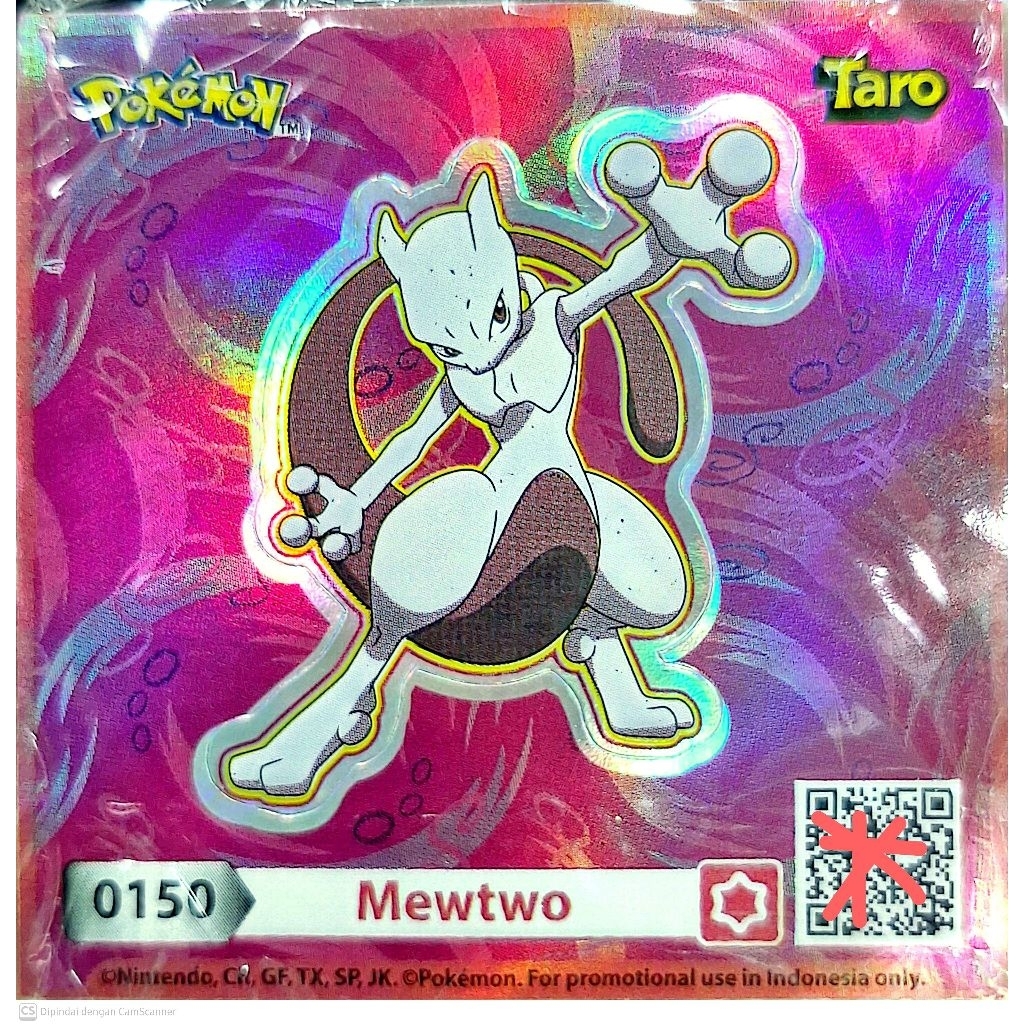 Kartu Taro Pokemon (Mewtwo)