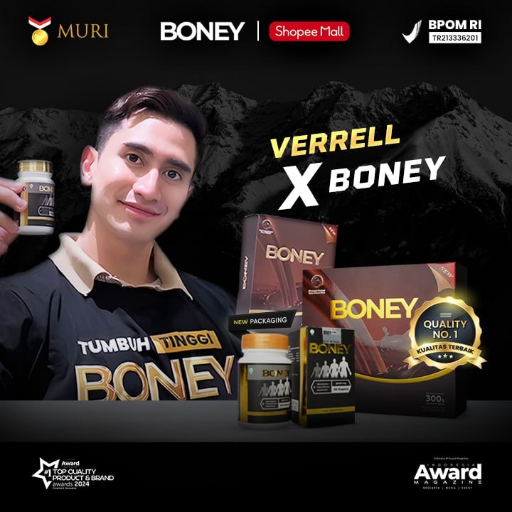 Paket Kapsul & Susu Boney Brand dr.O - Paket Termurah BPOM Approved Original