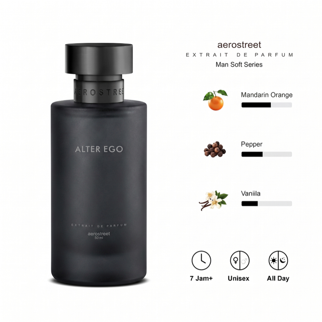 Aerostreet Parfum Fresh Alter Ego Aroma  Mandarin Orange - Extrait De Parfum PF005 Parfum Pria