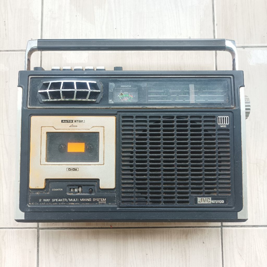 Vintage Japan Original Jvc Nivico Radio Tape Jadul