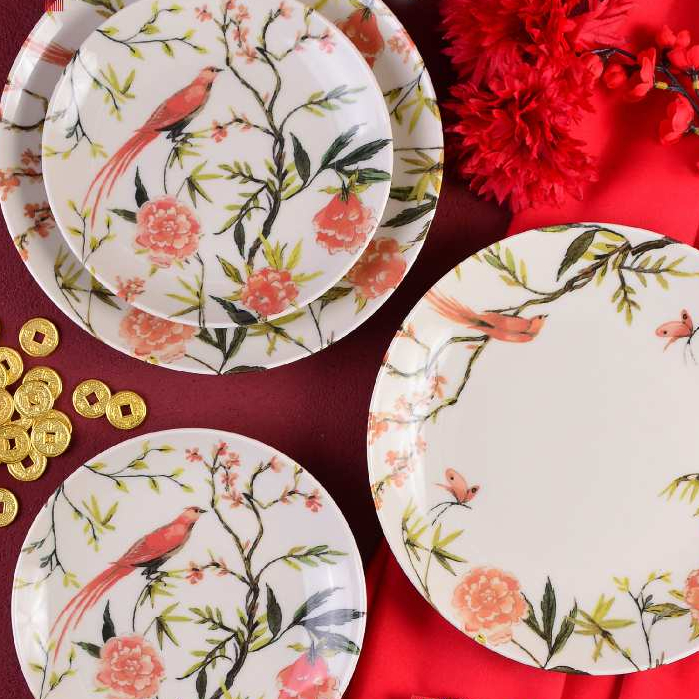 SANGO Akira Dinner Salad Plate (Isi 4)