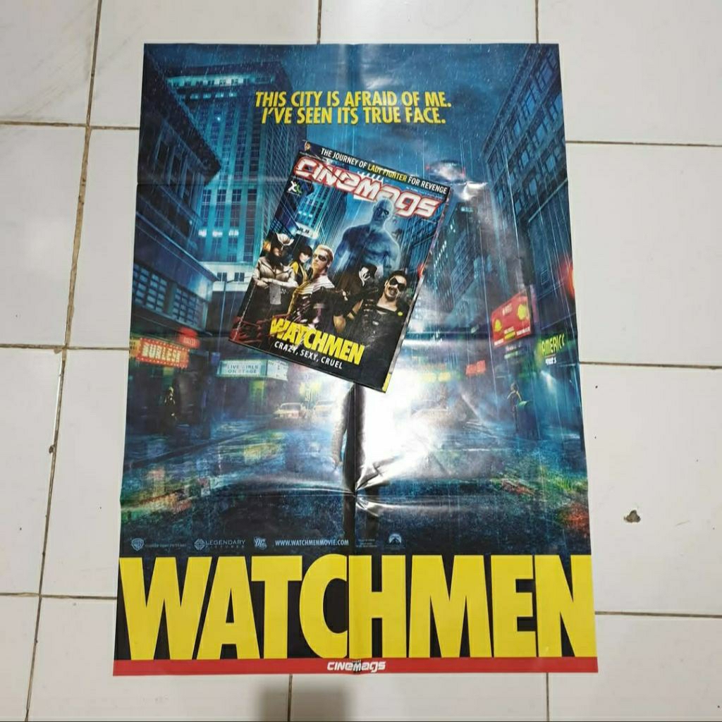 Majalah Film Cinemags cover Watchmen + BONUS BIG POSTER