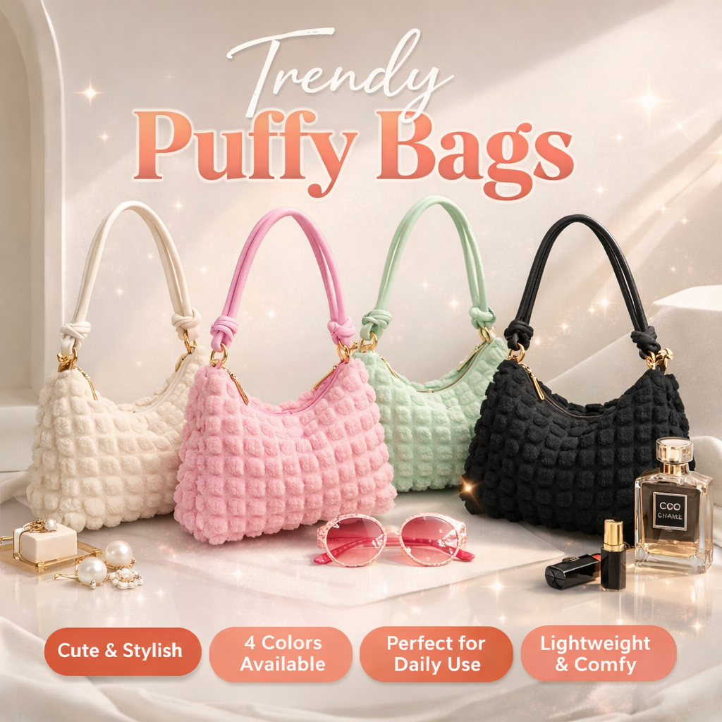 Puffy Bag Korean Bag Tas Korea Tote Bag Korean Puff Bag Shoulder Bag Tas Bahu Tas Korean Puffy Ala C