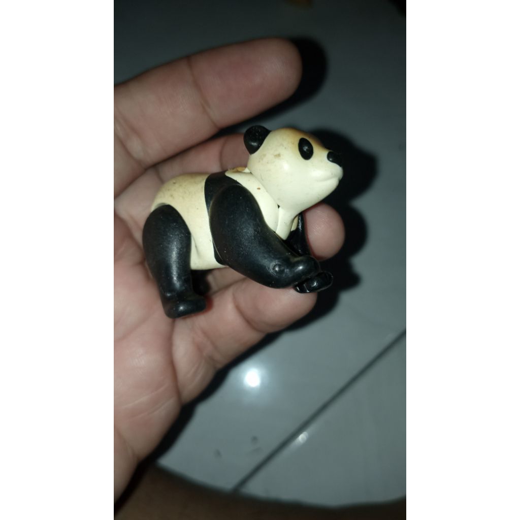 mini figure hewan binatang panda bekas dari playmobil