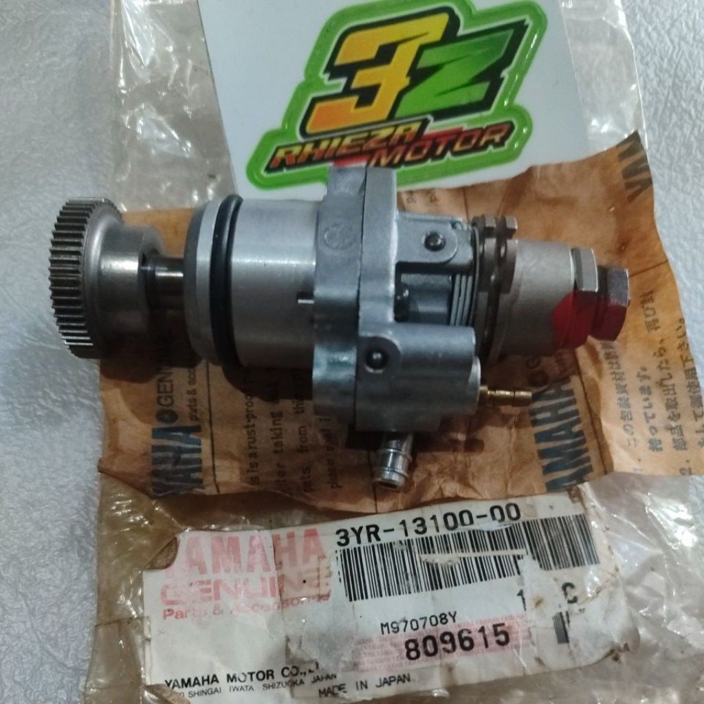 Pompa oli oil pump assy F1zr Fizr F1 F1z Fiz Alfa Champ Sigma 3YR-00 original baru Yamaha Japan nos 