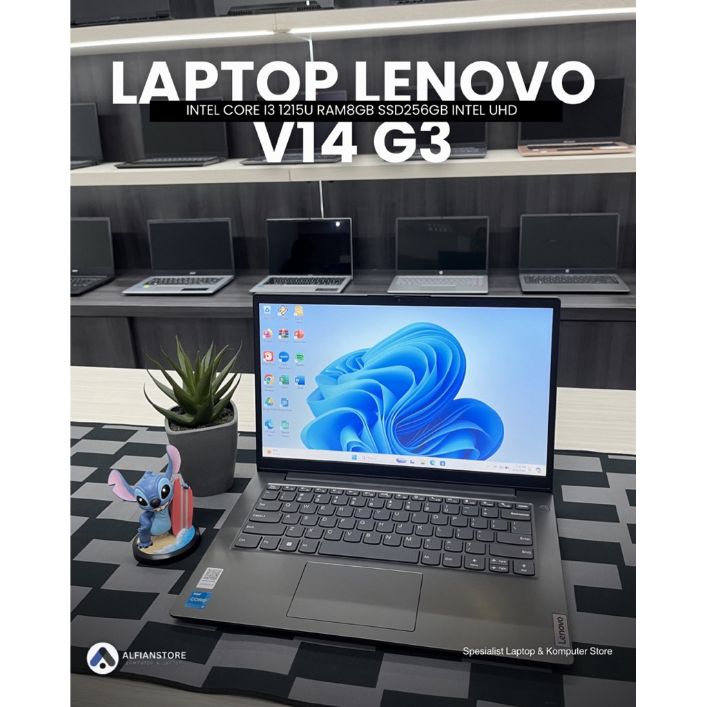 LAPTOP LENOVO V14 G3 INTEL CORE I3 1215U RAM8GB SSD256GB