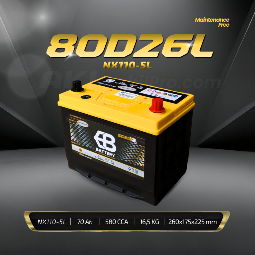 Aki Mobil Baterai NX110-5L (80D26L)