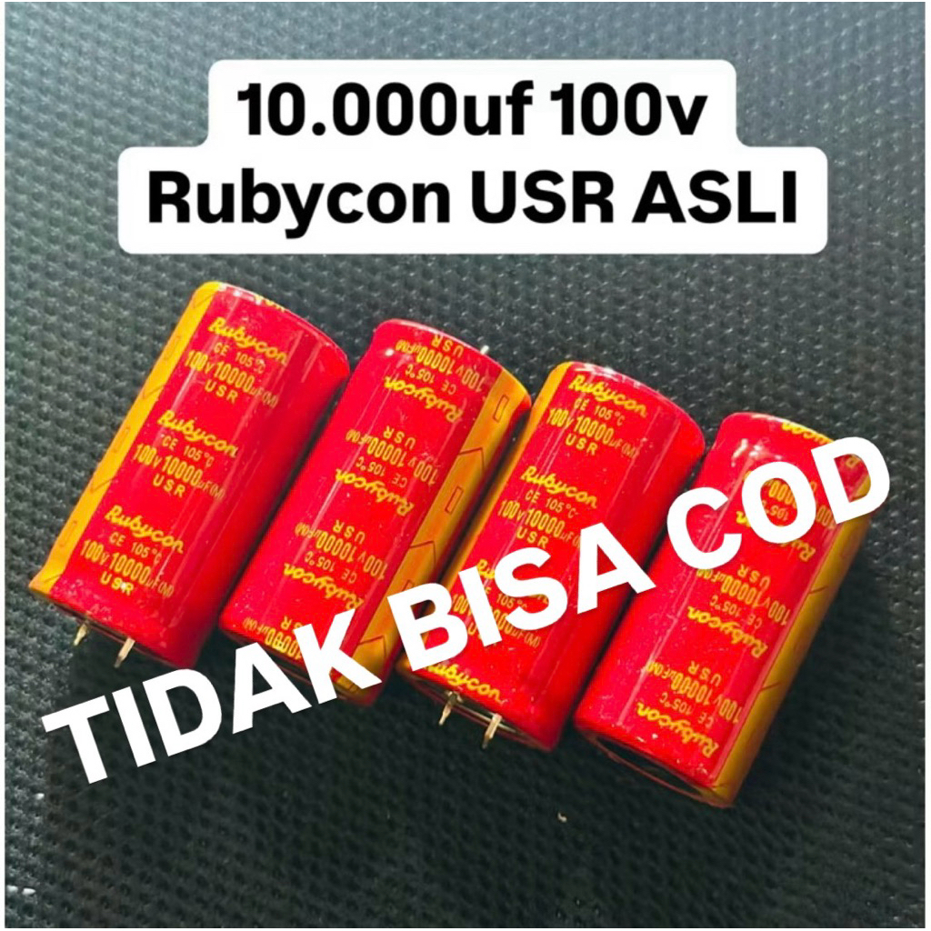 ELCO RUBYCON 10000uf 100V USR MERAH ORIGINAL