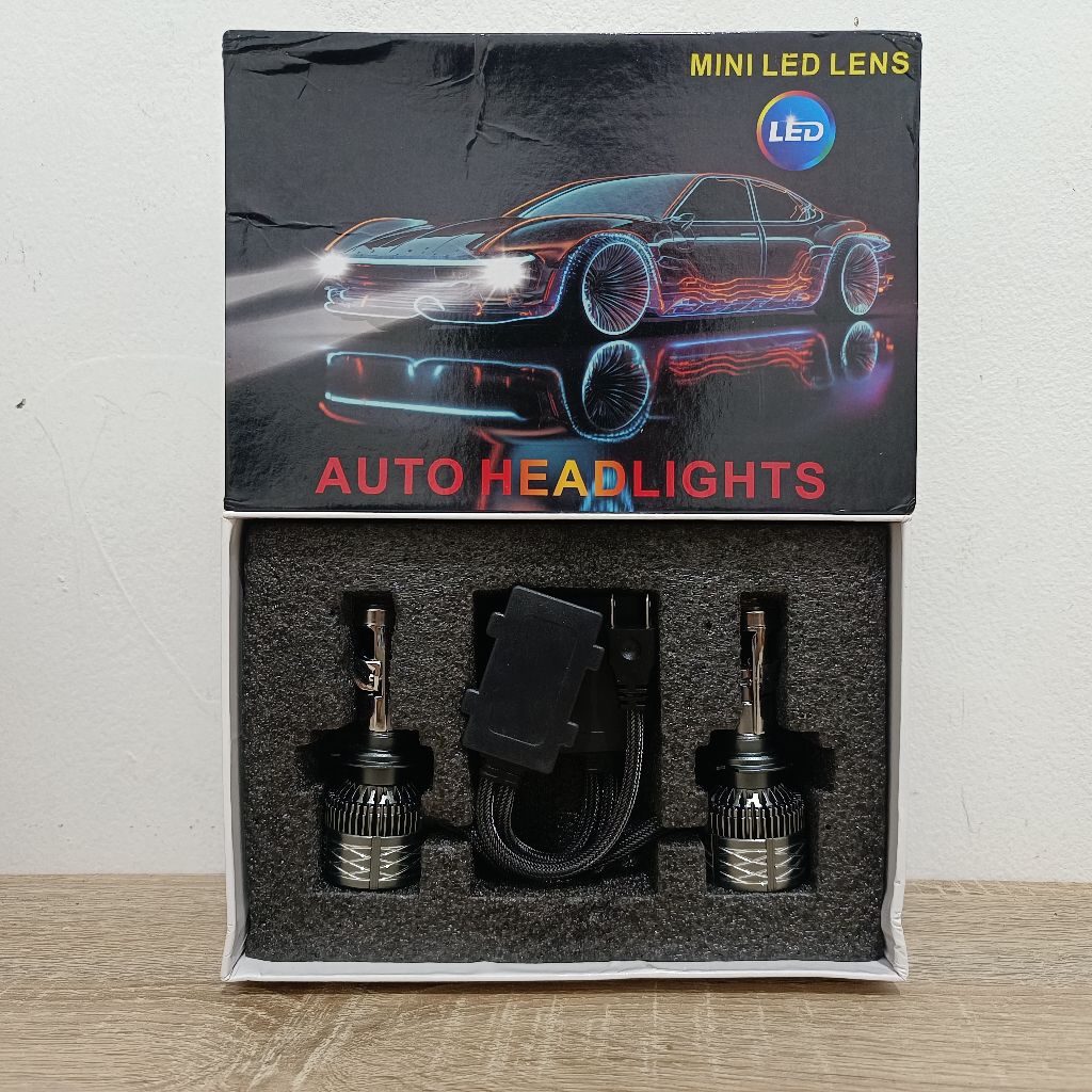 [BNOB] LAMPU MOBIL AIXON H7 – AUTO HEADLIGHTS MINI LED LENS | SUPER TERANG & ORIGINAL Headlights H7