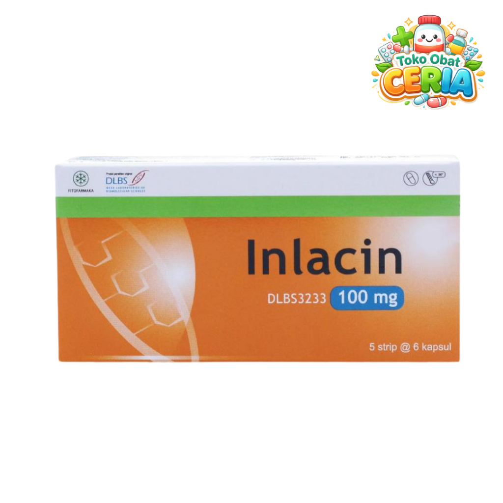Inlacin 100mg Box ORIGINAL - Membantu Mengontrol Kadar Gula Darah pada Penderita Diabetes