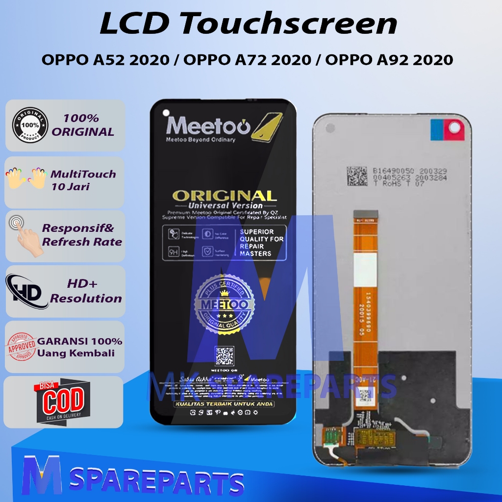 LCD OPPO A52 2020 / A72 2020 / A92 2020 FULLSET 100% ORIGINAL