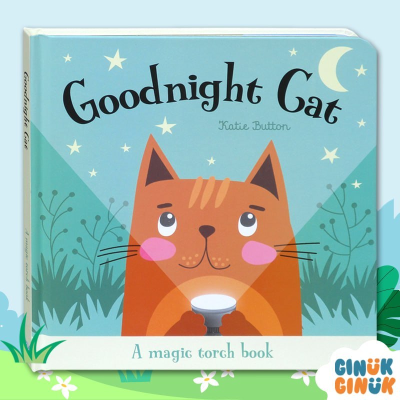Good Night Cat Board Book (A Magic Torch Book)