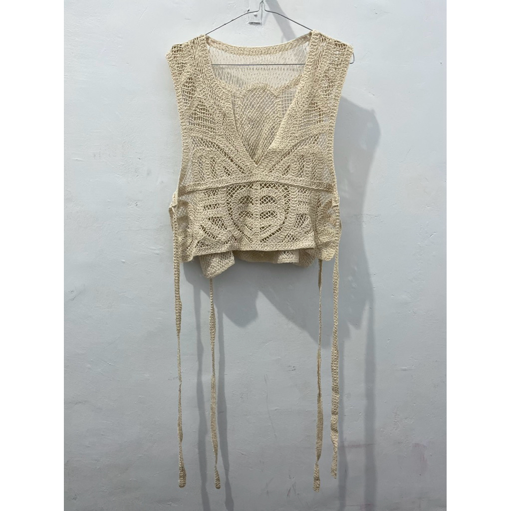 PRELOVED Vest rajut Coklat Wanita
