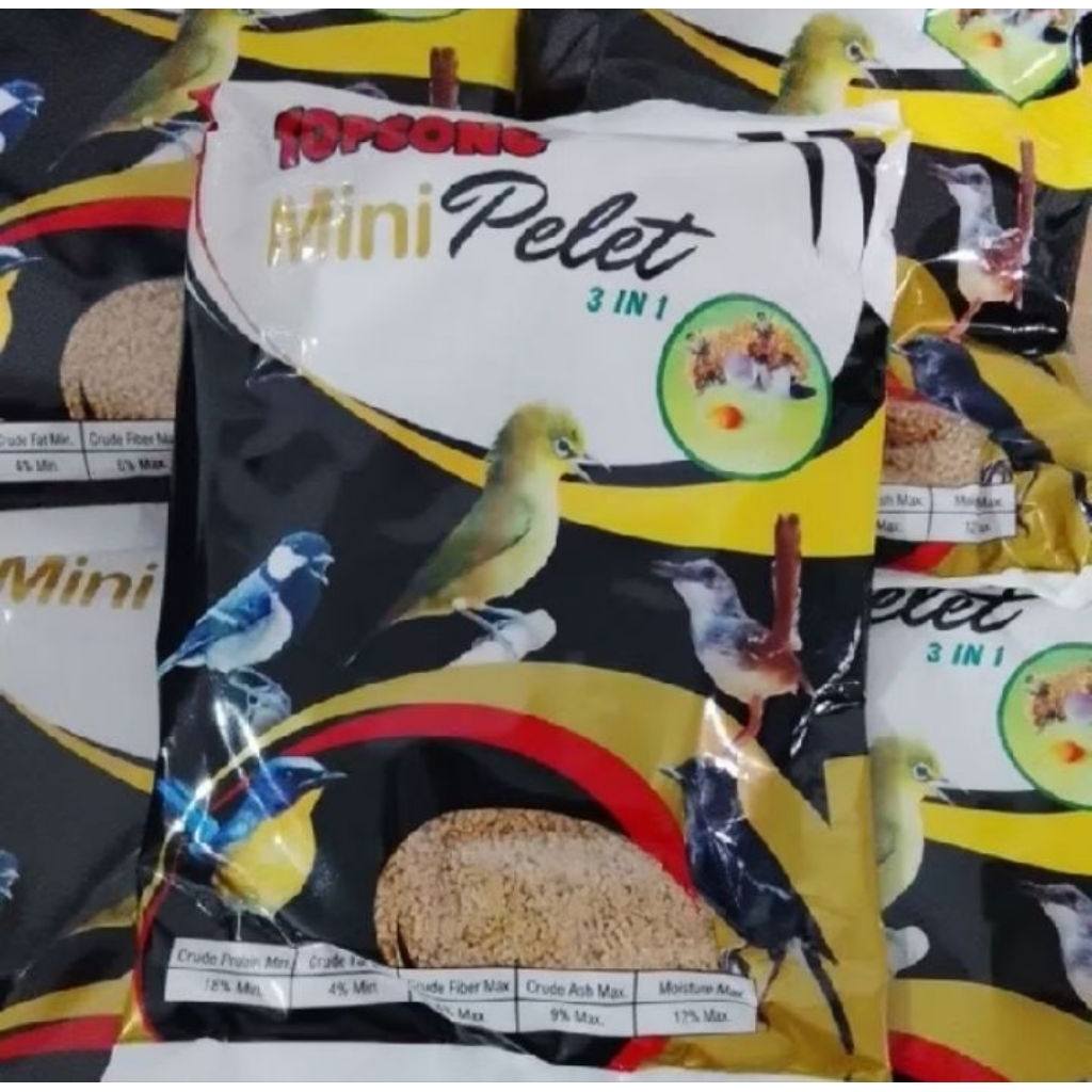 TOPSONG MINI PELET VOER PAKAN BURUNG PLECI