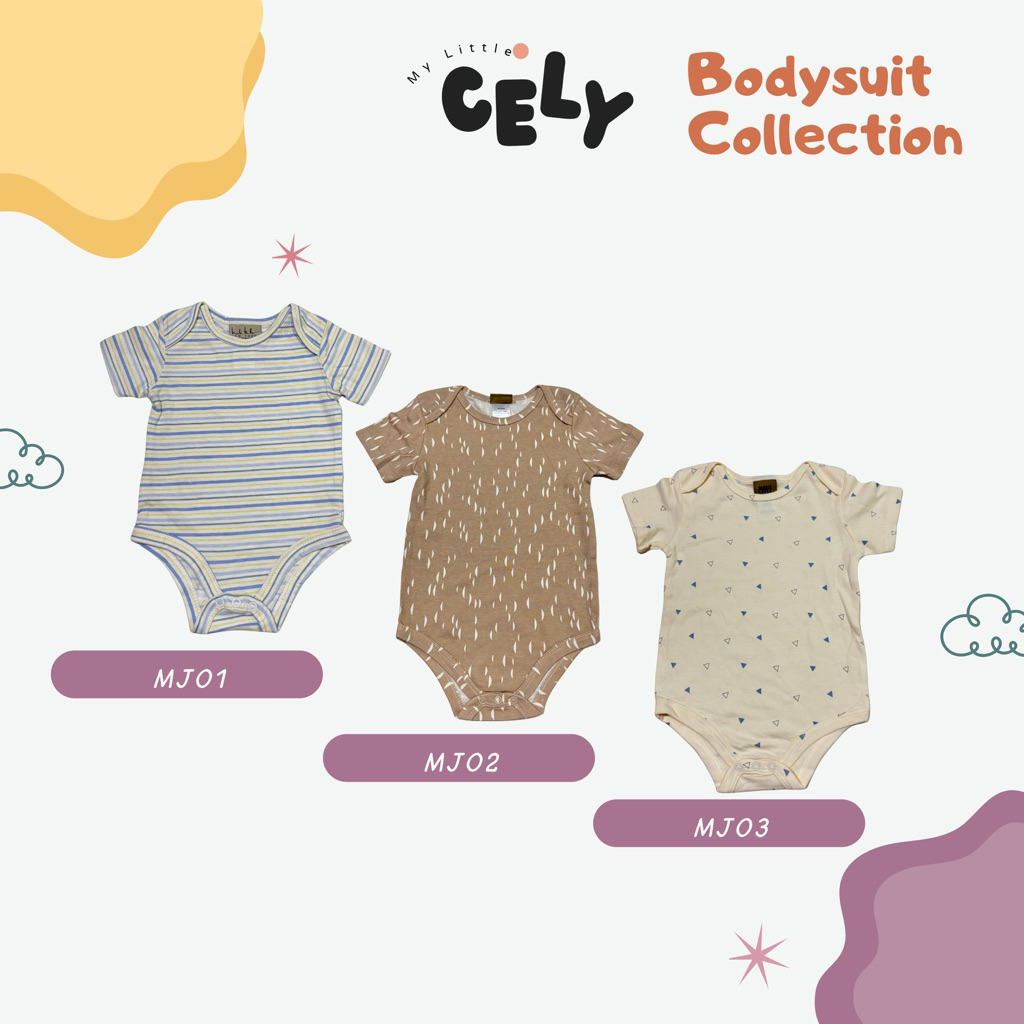 Romper Jumper Lembut Nyama Adem — Baju Bayi Simple Aesthetic — Bodysuit Anak Bayi Premium Branded — 
