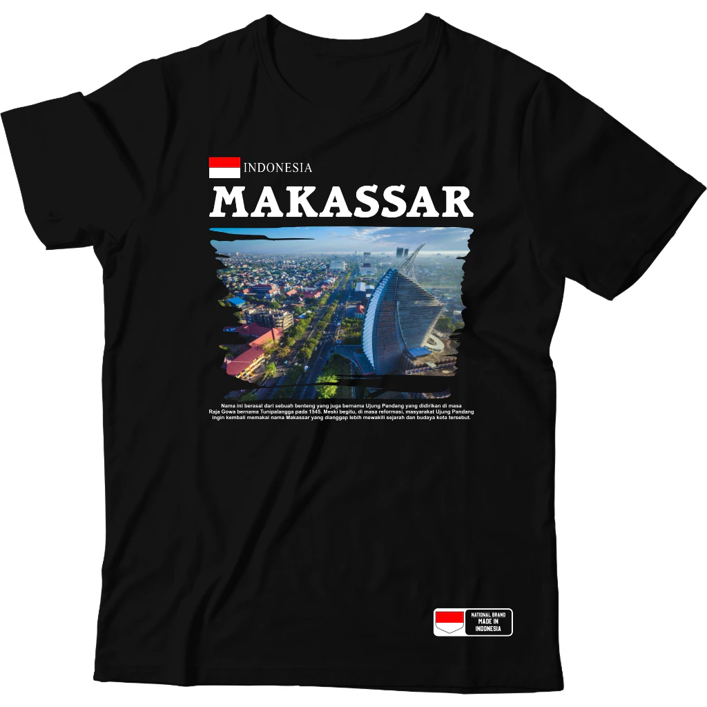 kaos Indonesia Makassar Premium kaos Distro Indonesia Makassar Premium Pria dan Wanita