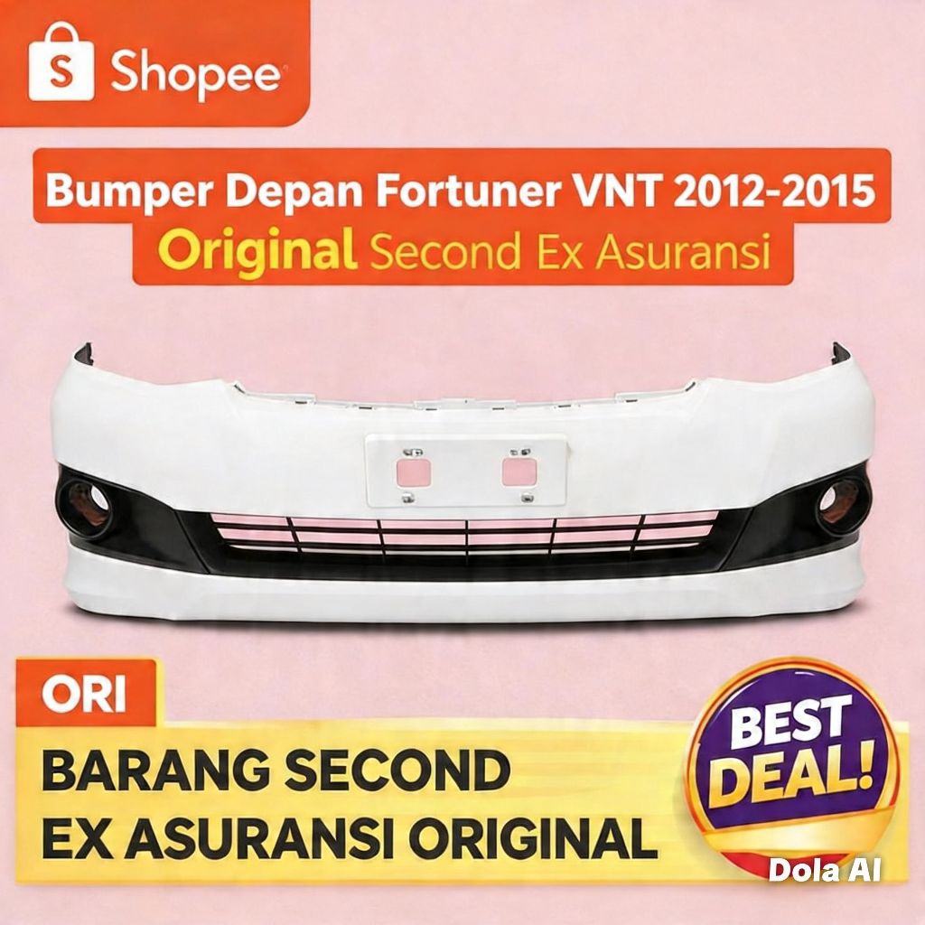 Bumper Bemper depan grand Fortuner VNT 2012-2015