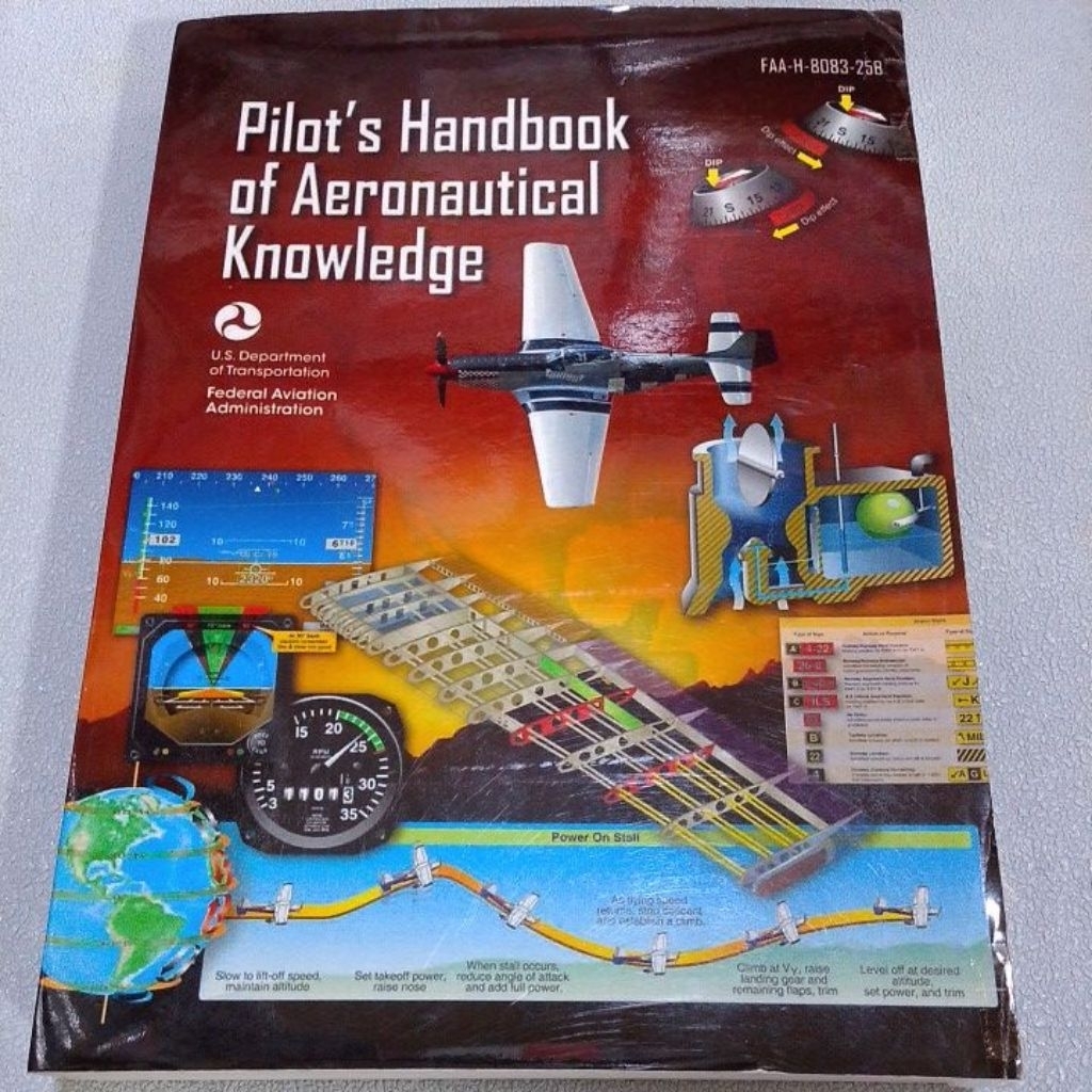 Buku Original Bahasa Inggris Pilot's Handbook Of Aeronautical Knowledge by U.S. Department Of Transp
