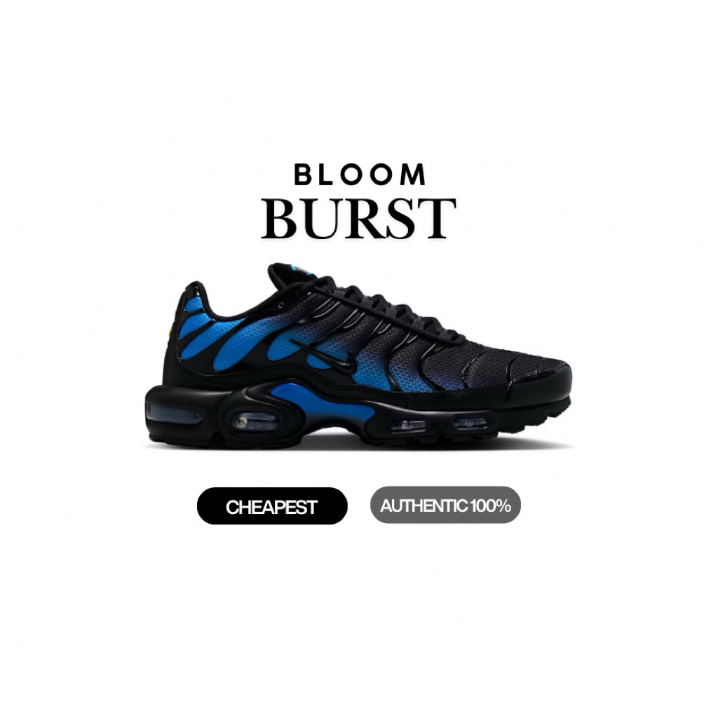 Nike Air Max TN Plus Black Blue Crystal