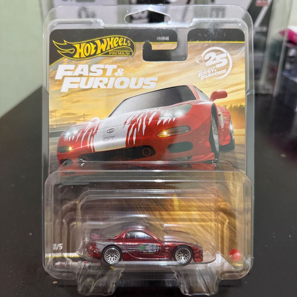 Hotwheels Premium 25th Fast And Furious 1995 Mazda RX-7